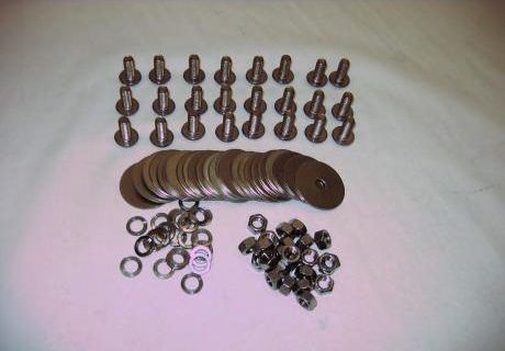 Key Parts Stainless Steel Front Fender Bolt Kit For 1947-1955 Chevy Pickup - Both Fenders