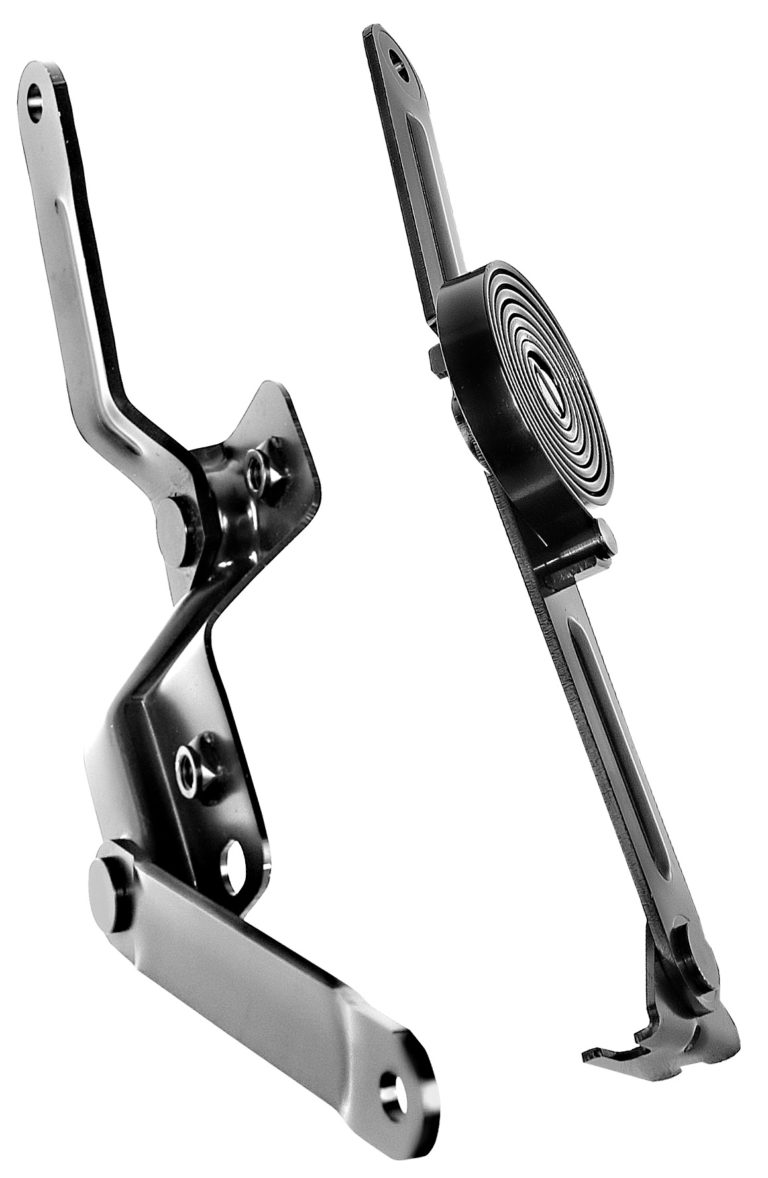 United Pacific 110249 Hood Hinge & Support – L/H For 1947-55 Chevy & GMC Truck 1st Series, Black