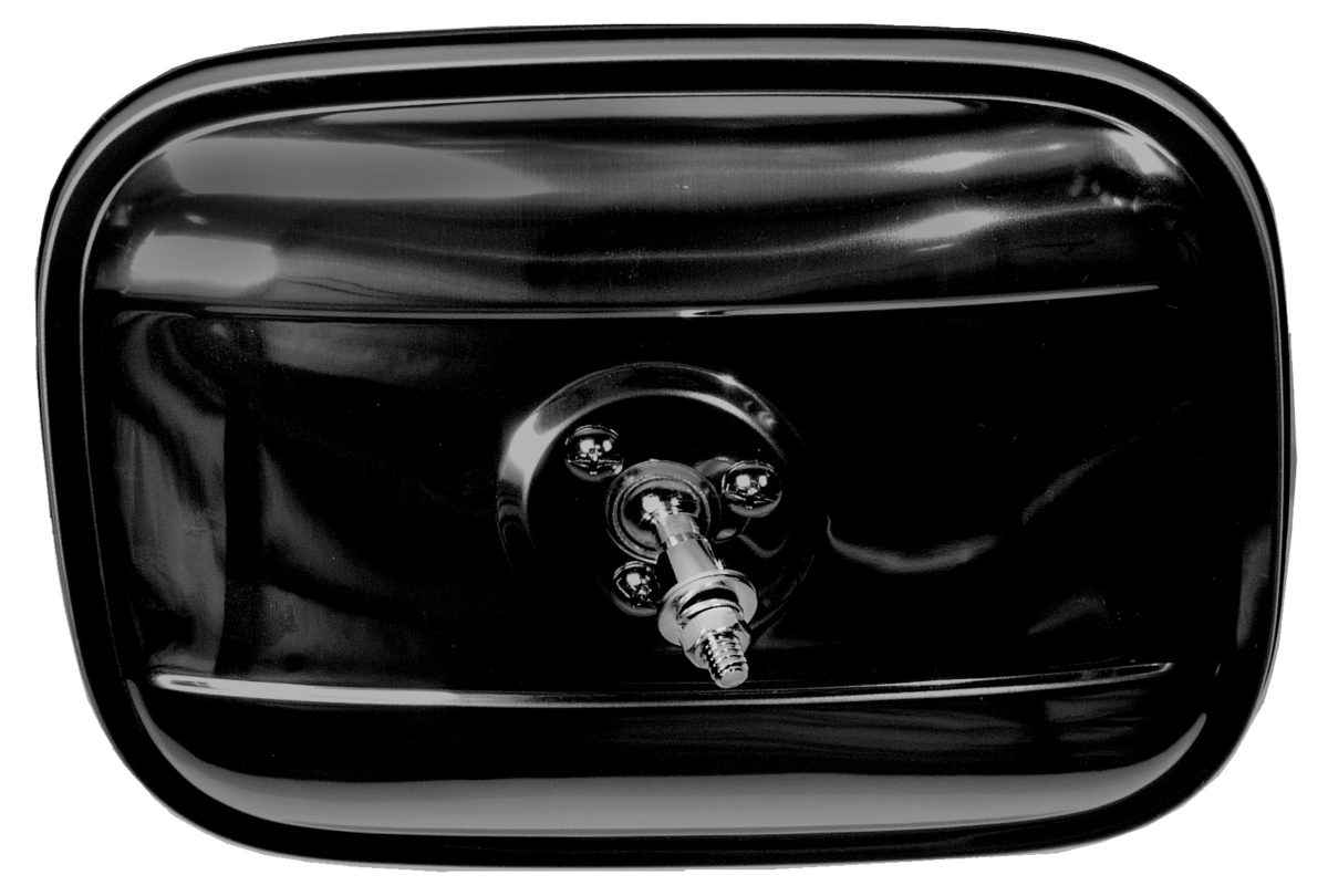 EXTERIOR MIRROR HEADRECTANGULARBLACK (194772) Classic Pickup Supplies