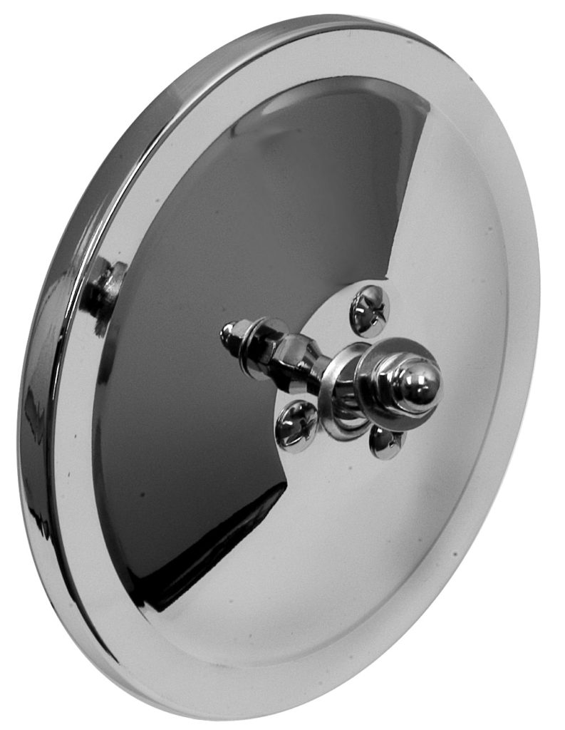 EXTERIOR MIRROR HEAD5" ROUNDCHROMESMOOTH (194772) Classic Pickup
