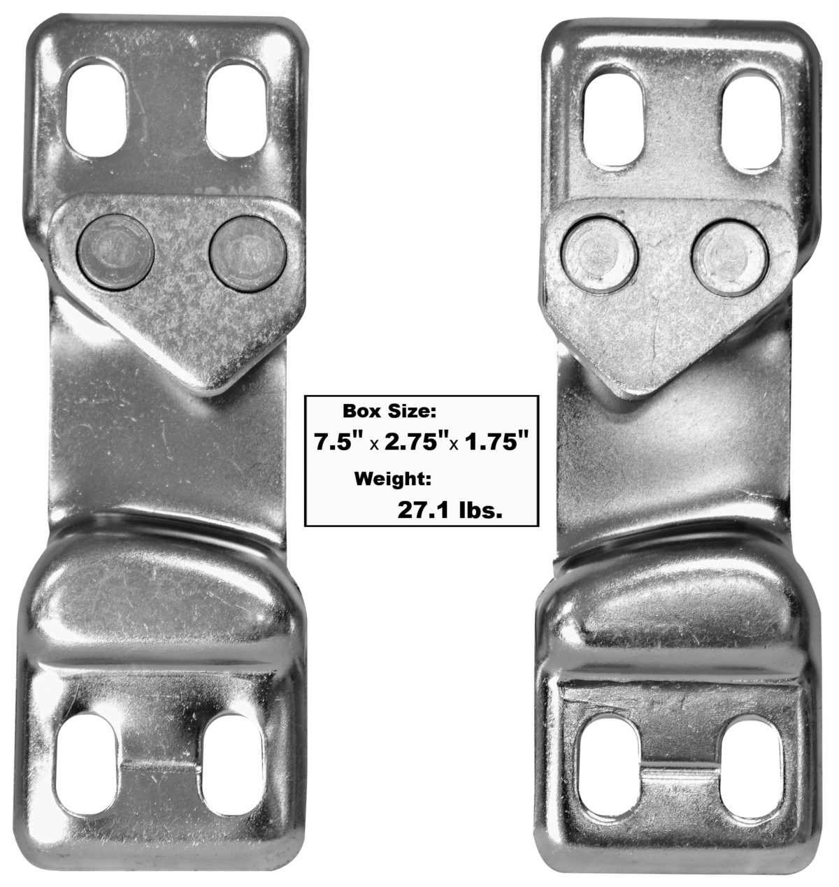 DOOR STRIKER PLATE SET (PAIR) (195263) Classic Pickup Supplies