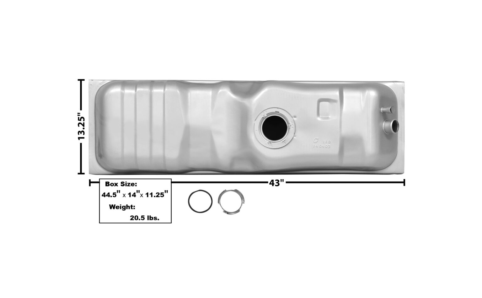 SIDE MOUNT FUEL TANKSHORTBED16 GALLON (198286) Classic Pickup Supplies