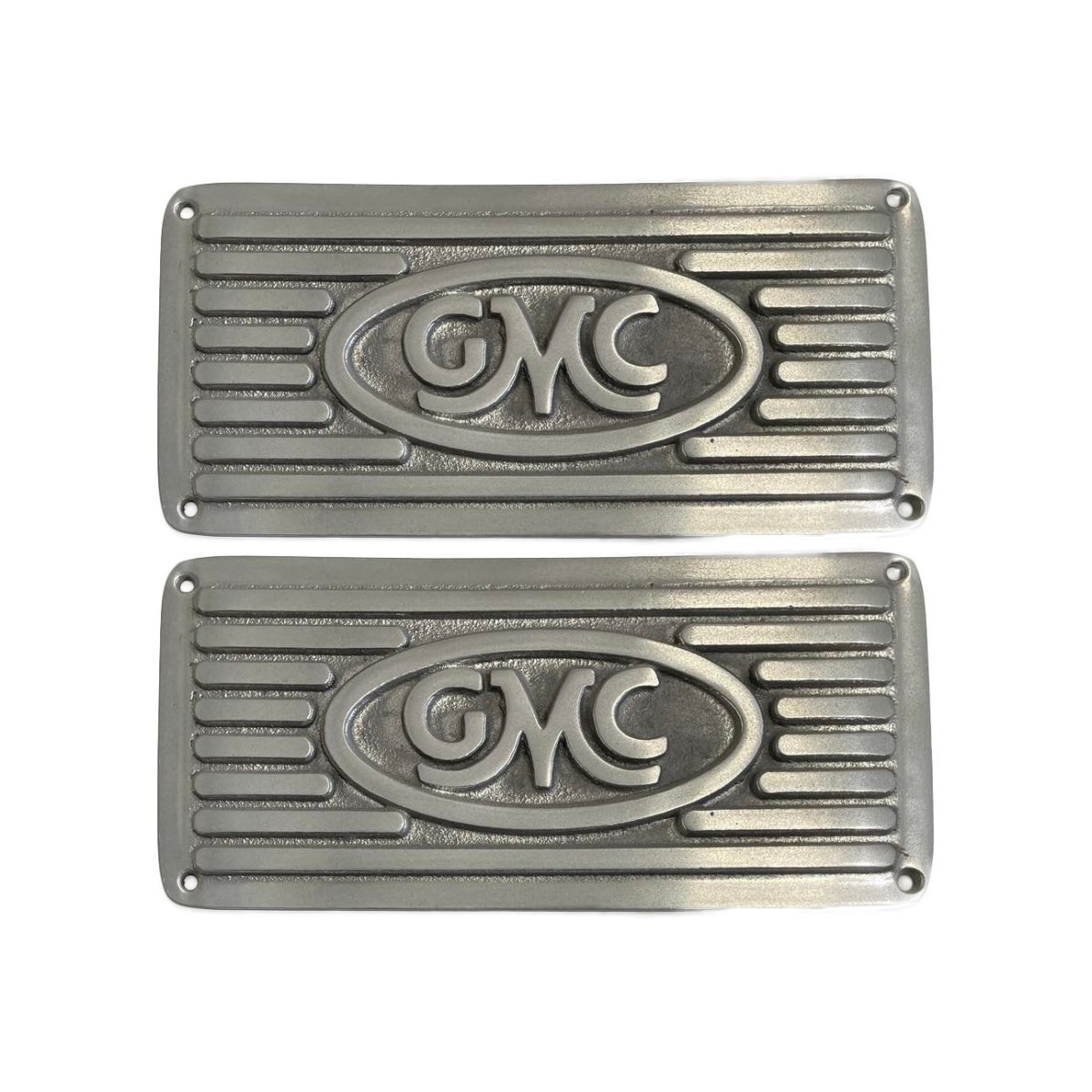 STEP PLATES "GMC" (PAIR) (UNIVERSAL) Classic Pickup Supplies